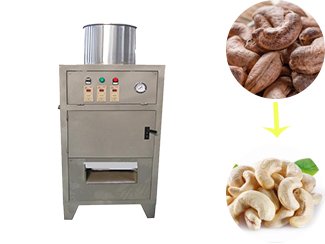 cashew nut peeling machine