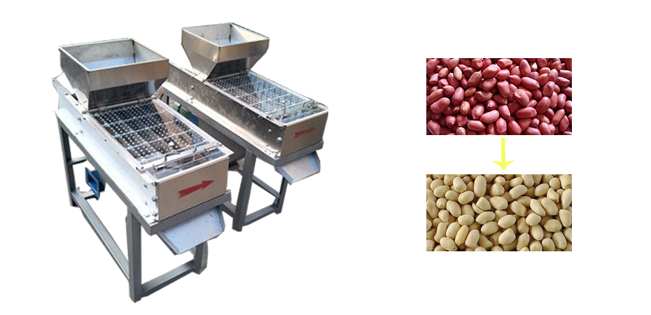 peanut peeling machine