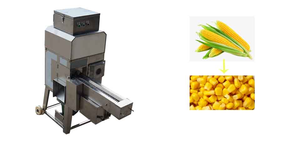 Fresh Sweet Corn Sheller Machine