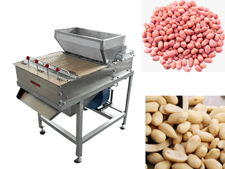 Groundnut frying and Peeling Machine