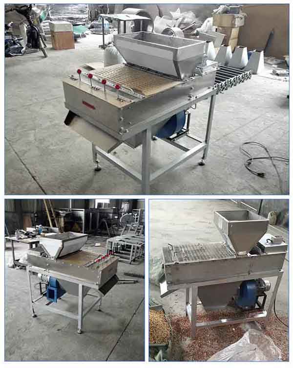 Groundnut frying and Peeling Machine