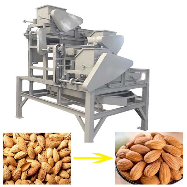 Large almond shelling machine