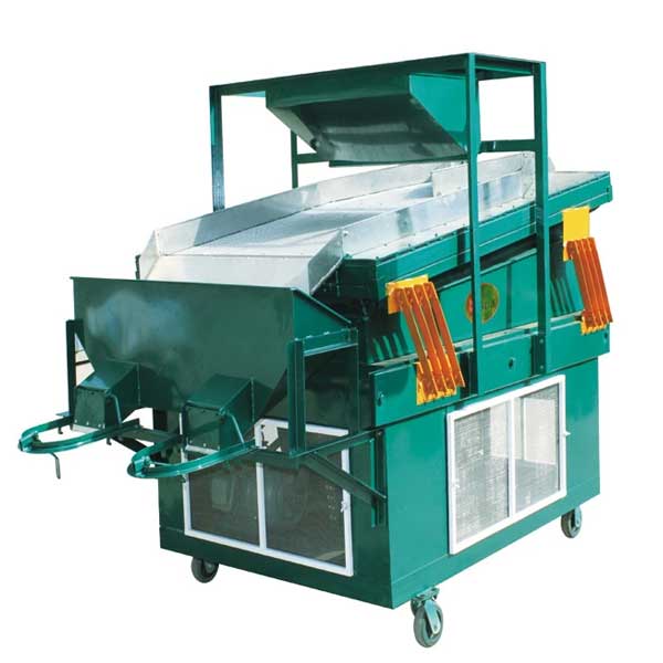 Specific gravity stone removal machine