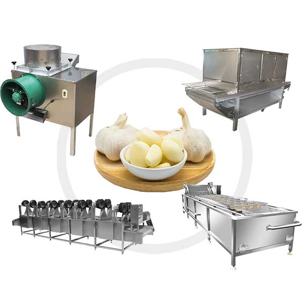  Garlic Peeling And Cleaning Production Line