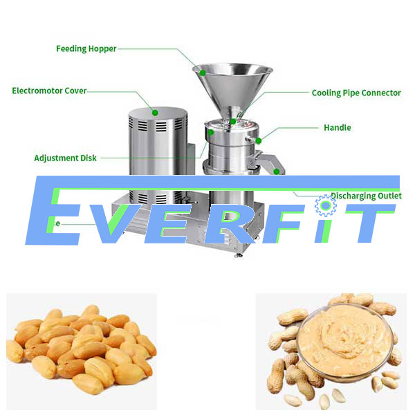 Peanut butter making machine