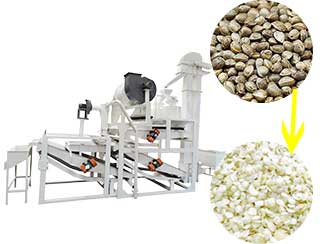 Hemp Seeds Shelling Dehulling Machine Manufacturer