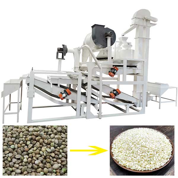 Hemp Seeds Shelling Dehulling Machine