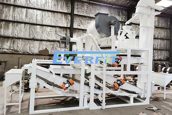 Turkish hemp shelling machine